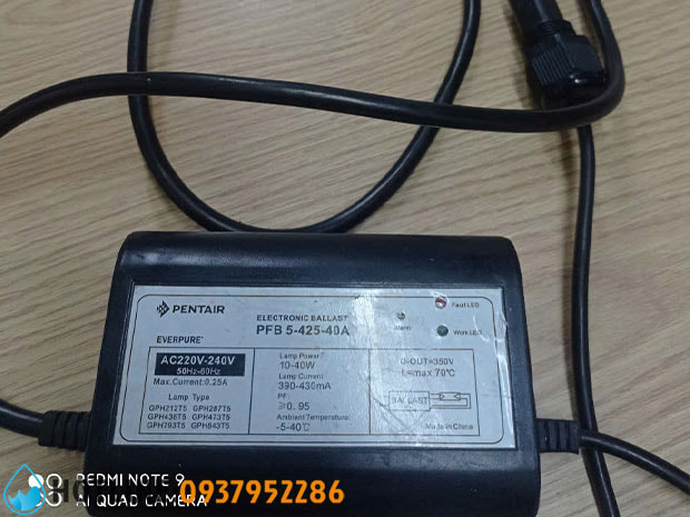 Adapter (Ballast) Đèn UV Pentair Everpure PFB 5-425-40A