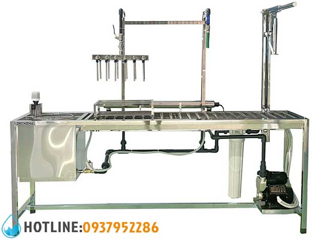 Bàn Chiết Rót Nước Đóng Chai, Đóng Bình Thủ Công