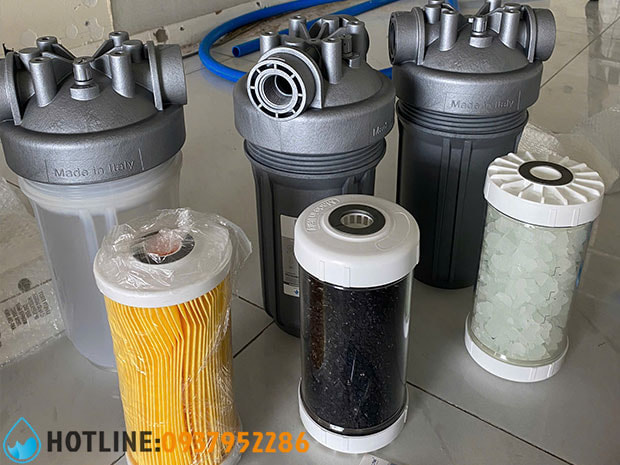 Bộ 3 Cốc Lọc Tổng Chung Cư Atlas Filtri DP BIG SANIC TRIO