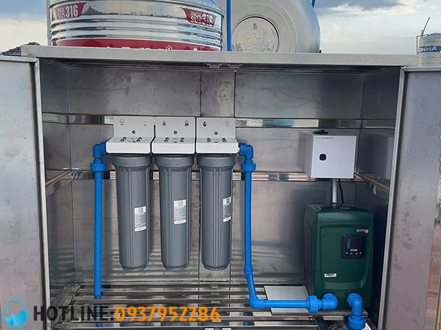 Bộ Lọc Nước Đầu Nguồn 2 Cấp Atlas Filtri DP BIG Sanic 20 inch