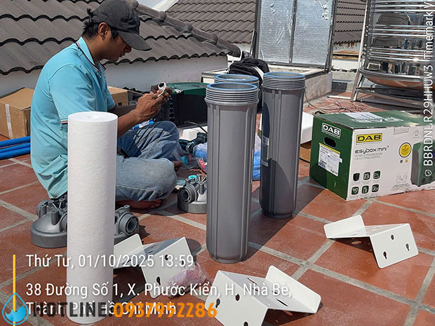 Bộ Lọc Nước Đầu Nguồn 2 Cấp Atlas Filtri DP BIG Sanic 20 inch