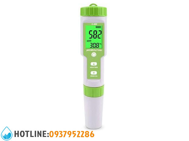Bút Thử Hydrogen PH/ORP/H2/TEMP 4 in 1 C-200