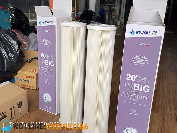 Lõi Lọc Thô Nếp Gấp Atlas Filtri TS BIG 20 inch