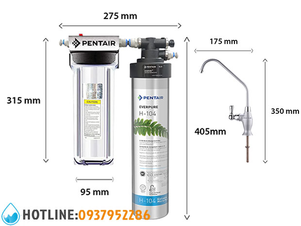 Thumbnail 4: Máy Lọc Nước Pentair Everpure H104