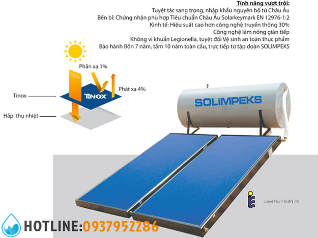 Thumbnail 3: Máy Nước Nóng Năng Lượng Mặt Trời Solimpkes TSM 200