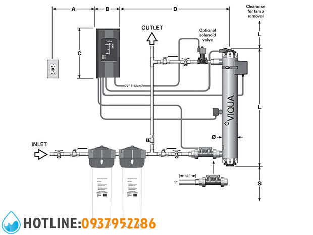 Thumbnail 3: Đèn UV Diệt Khuẩn 230W VIQUA Pro30