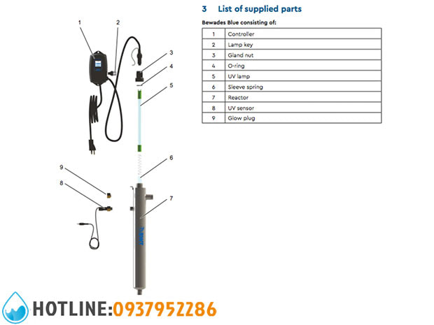 Thumbnail 3: Đèn UV Diệt Khuẩn Nước BWT Bewades Blue 3.5